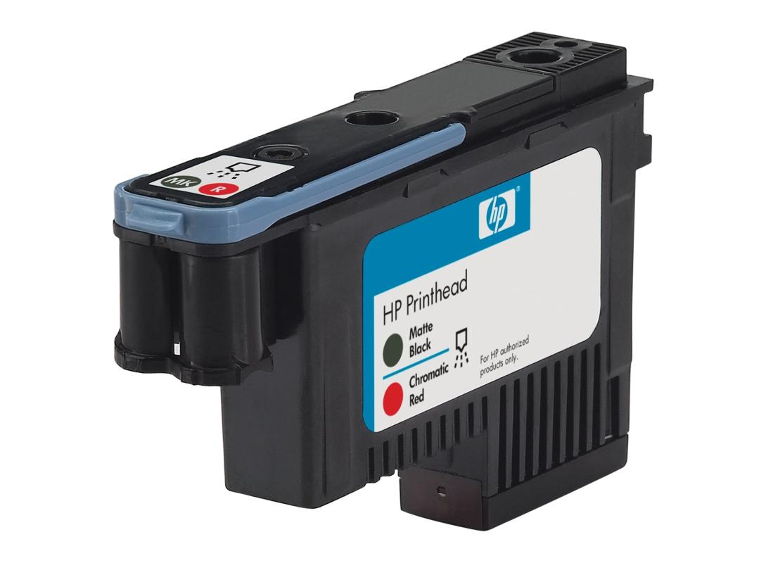 HP 73 (CD949A) schwarz matt, chrom rot Druckkopf